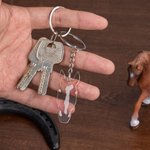 Personalisierte Pferd Gesichtsmarkierung Acryl Schlüsselanhänger Pferdesport Zubehör Geburtstag Gedenkgeschenk für Pferdeliebhaber