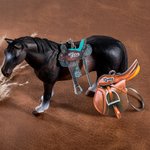 Porte-clés Selle de Cheval en Acrylique Personnalisée avec Nom Breloque Double Face Cadeau Anniversaire pour Amoureux des Chevaux d''Équitation