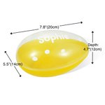 Personalized Polka Design Jumbo Easter Egg with Name Basket Filler Candy Box Gift for Kids