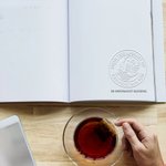 Personalised Moon and Sun Cat Creative Embosser Book Envelope Stamp with Text Birthday Appreciation Gift for Teacher Book Lovers