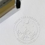 Personalized Velaris City of Starlight From The Library of Book Embosser Stamp Set with Name Birthday Gift for Book Lovers Writers