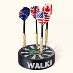 Personalisierte 3D-Druck Mini Dartboard Design Dart Halter mit Namen hält 23 Stück Darts Geburtstag Geschenk für Dart-Liebhaber