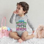 Gepersonaliseerd Chillen met mijn coole Bunny Paasshirt Sweatshirt Baby Onesie Ouder-Kinderkleding Paascadeau voor Familie