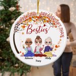 Personalized There Is No Greater Gift Than Besties Ceramic Ornament Besties Christmas Gift Best Friend Gift