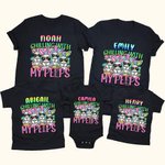 Gepersonaliseerd Chillen met mijn coole Bunny Paasshirt Sweatshirt Baby Onesie Ouder-Kinderkleding Paascadeau voor Familie