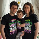 Gepersonaliseerd Chillen met mijn coole Bunny Paasshirt Sweatshirt Baby Onesie Ouder-Kinderkleding Paascadeau voor Familie