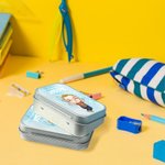 Boîte en Métal Personnalisée avec Nom et Image Cartoon Boîte à Souvenir avec Fond Aquarelle Cadeau Anniversaire pour Fille et Garçon