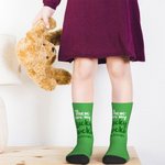 Personalisierte vierblättrige Kleeblatt These Are My Lucky Socken mit Namen St. Patricks Day Geschenk für Kinder