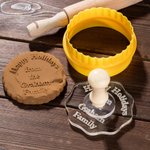 Timbro per biscotti con nome personalizzato per la decorazione della cottura fai-da-te