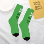 Personalisierte vierblättrige Kleeblatt These Are My Lucky Socken mit Namen St. Patricks Day Geschenk für Kinder