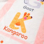 Personalised  Zoo Alphabet Enlightenment Education Fleece Soft Blanket with Name Gift for Baby Kid