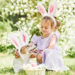 Gepersonaliseerde schattige Bunny oren pluche hoofdband met borduurwerk naam zacht haar accessoire Pasen Party Gift voor familie kinderen