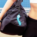 Personalized 3D Volleyball Name Keychain Multicolor Sport Theme Bag Tag Back to School Team Gift for Volleyball Coach Player
