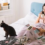 Couverture douce personnalisée avec nom pour chien, chat et animaux de compagnie Cadeau d'anniversaire pour les propriétaires d'animaux de compagnie