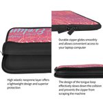 Personalized Colorful Word Cloud Laptop Bag with Name Birthday Gift for Women Men