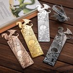 Libro Personalizado Dragón Sol Nube Patrón Marcapáginas con Nombre y Texto Regalo de Cumpleaños para Amante de los Libros