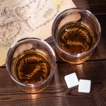 Verre à Whisky Personnalisé avec Nom Gravé Cadeau Anniversaire pour Fans Le Seigneur des Anneaux