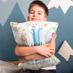 Funda de almohada de lentejuelas personalizada Peter Rabbit con nombre inicial y fecha Conejito Decoración de vacaciones Cumpleaños Pascua Regalo para