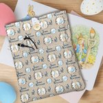 Personalised Peter Rabbit Book Cover with Front Pocket Easter Gift for Kid