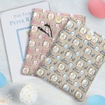 Personalised Peter Rabbit Book Cover with Front Pocket Easter Gift for Kid