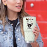 Personalised Trouble Maker Cute Paw Design 30oz Stainless Steel Tumbler Gift for Pet Lover