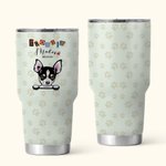 Personalised Trouble Maker Cute Paw Design 30oz Stainless Steel Tumbler Gift for Pet Lover