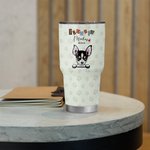 Personalised Trouble Maker Cute Paw Design 30oz Stainless Steel Tumbler Gift for Pet Lover