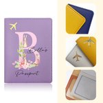 Personalised PU Leather Easter Peter Rabbit Passport Cover with Name and Initial Birthday Easter Gift for Kids Travel Lovers