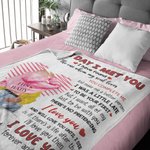 Couverture Personnalisée Thème I Love You My Soul Lover avec Fond de Coeur au Trait Décoration de Maison Cadeau Anniversaire St Valentin pour Couple