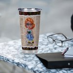 Spersonalizowany kubek urodzinowy dla miłośników książek Just One More Chapter 20oz Food Grade Tumbler