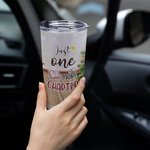 Spersonalizowany kubek Just One More Chapter 20oz Świąteczny prezent do czytania dla miłośników książek
