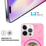 Personalisierte Haustier Thema TPU Slim Phone Case mit Namen und Jahr Multicolor verfügbar Geschenk für Hund Katze Liebhaber