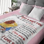 Spersonalizowany koc I Love You Forever And Always z tłem inspirowanym miłością Dekoracja domu Prezent rocznicowy dla pary