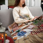 Spersonalizowany miękki koc Just One More Chapter do dekoracji domu Świąteczny prezent do czytania dla miłośników książek