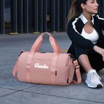 Bolsa de viaje impermeable de gran capacidad personalizada con nombre Regalo para deportistas amantes de los viajes