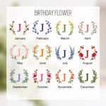 Personalisierte Geburt Blume gefaltet Make-up-Spiegel mit Namen Geburtstag Hochzeit Geschenk für sie