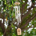 Gepersonaliseerd geboorte boeket windgong vintage tuin buiten decoratie verjaardag familie cadeau voor moeder oma