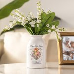 Personalisierte Geburt Blumenstrauß Keramik Vase Home Dekoration Muttertag Geburtstag Geschenk für Oma Mom