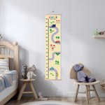 Personalized Vehicle on the Road Transportation Kid Growth Height Chart with Name and Date Bedroom Decor Birthday Gift for Baby Kid