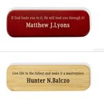 Set di penne personalizzate con incisione di frasi famose e nome inciso Regalo di compleanno, anniversario e laurea