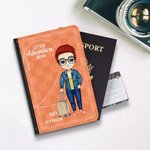 Personalized Let The Adventure Begin Passport Cover Gift for Couple