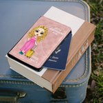 Personalized Let The Adventure Begin Passport Cover Gift for Couple
