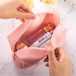 Trousse de Maquillage en Cuir Personnalisée avec Nom Cadeau Fête de Mariage Fête des Mères pour Meilleure Amie Maman Grand-Mère
