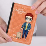 Personalized Let The Adventure Begin Passport Cover Gift for Couple