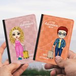 Personalized Let The Adventure Begin Passport Cover Gift for Couple