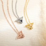 Gepersonaliseerde engel vleugels foto projectie ketting verjaardagscadeau voor haar