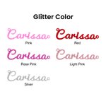 Personalizado acrílico rosa nombre collar de moda chica colgante de joyería multicolor disponible regalo de cumpleaños para ella