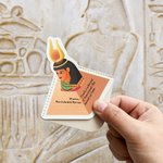 Gepersonaliseerde Oude Egyptische Goden Bladwijzer van Leer met Naam & Tekst Set van 2 Verjaardag Afstudeer Cadeau voor Boekenliefhebber