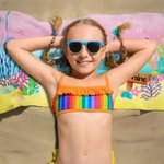 Personalized Marine Mermaid Super Absorbent Towel with Name Beach Accessory Summer Party Gift for Girl