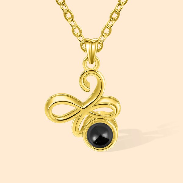 Personalised Friendship Symbol Necklace with Photo Gift for Friend